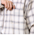 【夏まで使える】テクスチャーバンドカラーチェックシャツ