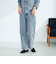 《セットアップ対応》ワイドテーパードデニムパンツ