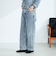 《セットアップ対応》ワイドテーパードデニムパンツ