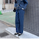 《セットアップ対応》ワイドテーパードデニムパンツ