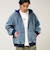 【タフに着回す】キャンバス/デニム ジップパーカー