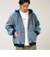 【タフに着回す】キャンバス/デニム ジップパーカー