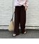 【ラクなのにきちんと見え】シャラリツイル イージーパンツ