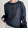 LINEN100ニットプルオーバー