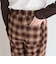 チェック柄ワイドパンツ
