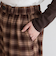 チェック柄ワイドパンツ