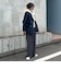 【4サイズ展開/リピーター続出！】とろみツイルストレートイージーパンツ