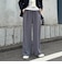 【4サイズ展開/リピーター続出！】とろみツイルストレートイージーパンツ