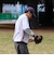 【一枚でサマになる】ブークレ配色ラインプルオーバー