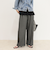 【低身長サイズ34有り】ライトシャンブレーデニムイージーパンツ