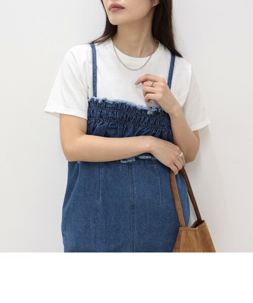 フリルデニムサロペット｜フレディ＆グロスターの通販｜&mall（アンド