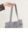アウトポケットストライプロゴトートバッグ
