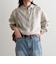 LINEN100 2WAYカシュクールシャツ