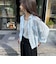 LINEN100 クロップドシャツ