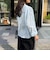 LINEN100 クロップドシャツ