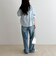 LINEN100 クロップドシャツ