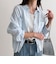 LINEN100 クロップドシャツ