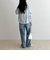 LINEN100 クロップドシャツ