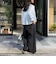 LINEN100 クロップドシャツ