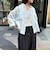 LINEN100 クロップドシャツ
