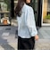 LINEN100 クロップドシャツ