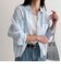 LINEN100 クロップドシャツ