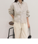 LINEN100 クロップドシャツ