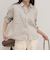LINEN100 クロップドシャツ