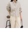 LINEN100 クロップドシャツ