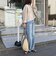 LINEN100 クロップドシャツ