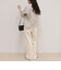 LINEN100 クロップドシャツ