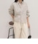 LINEN100 クロップドシャツ