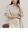 LINEN100 クロップドシャツ