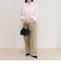 LINEN100 クロップドシャツ
