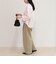 LINEN100 クロップドシャツ