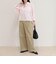 LINEN100 クロップドシャツ
