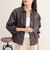LINEN100 クロップドシャツ