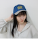 バイカラー刺繍キャップ