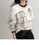 【GEVACO/ゲバコ】ボーダー天竺ベーシックロングスリーブTシャツ