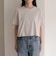 シルケットスムースクロップドTシャツ