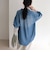 とろみデニムオーバーシャツ