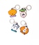 【DOG&CAT】ラバーキーホルダー