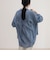 コットンボイルシアーデニムシャツ