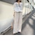 LINEN セミワイドリラクシーパンツ