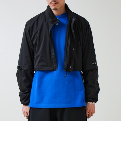 TAION/タイオン】HI-NECK W-ZIP DETACHABLE LIGHT JACKET｜フレディ