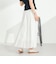 COTTONマチ付きギャザースカート