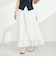 COTTONマチ付きギャザースカート