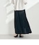COTTONマチ付きギャザースカート