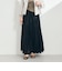 COTTONマチ付きギャザースカート