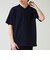 【抗菌防臭】ポンチ素材 ヘンリーネックTシャツ